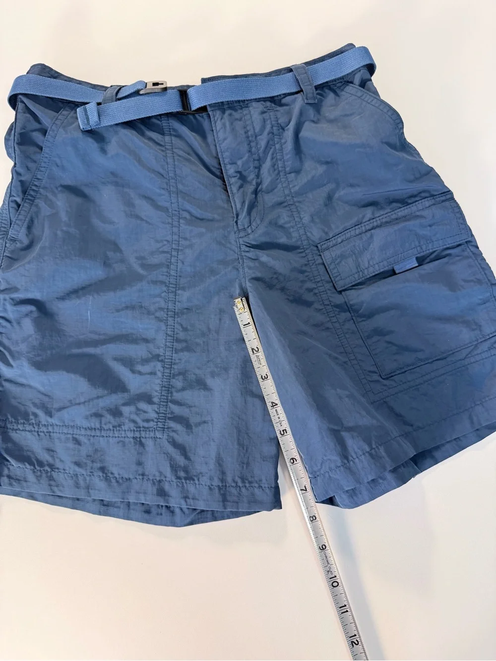 Patagonia Kids Outdoor Everyday Shorts Size L / 12 Blue Belted Cargo Gorpcore